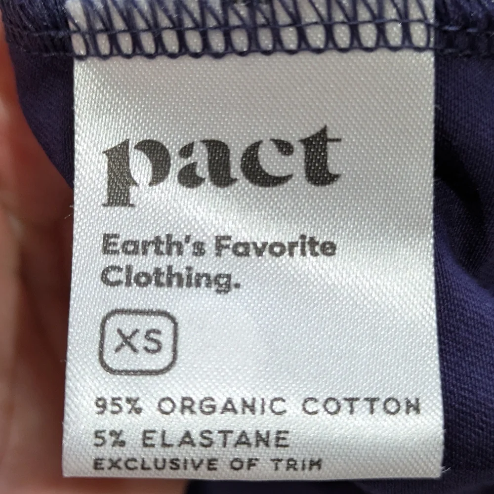 Pact Blue Cross Back Sleeveless Scoop Neck Summer Maxi Dress XS - Picture 8 of 9